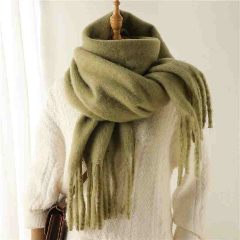 Women's Cashmere Winter Scarf — Ultra-Soft Thermal Keep-Warm Wrap - Divine Athena
