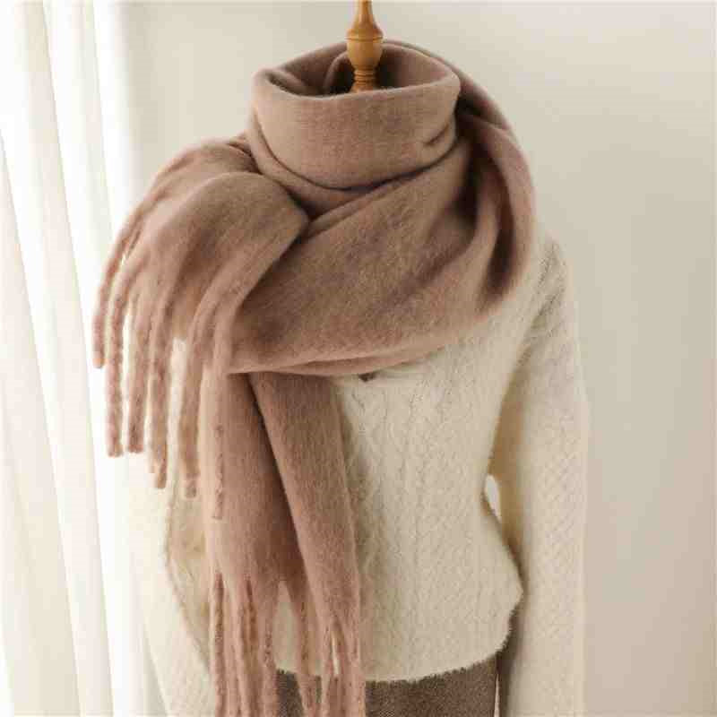 Women's Cashmere Winter Scarf — Ultra-Soft Thermal Keep-Warm Wrap - Divine Athena