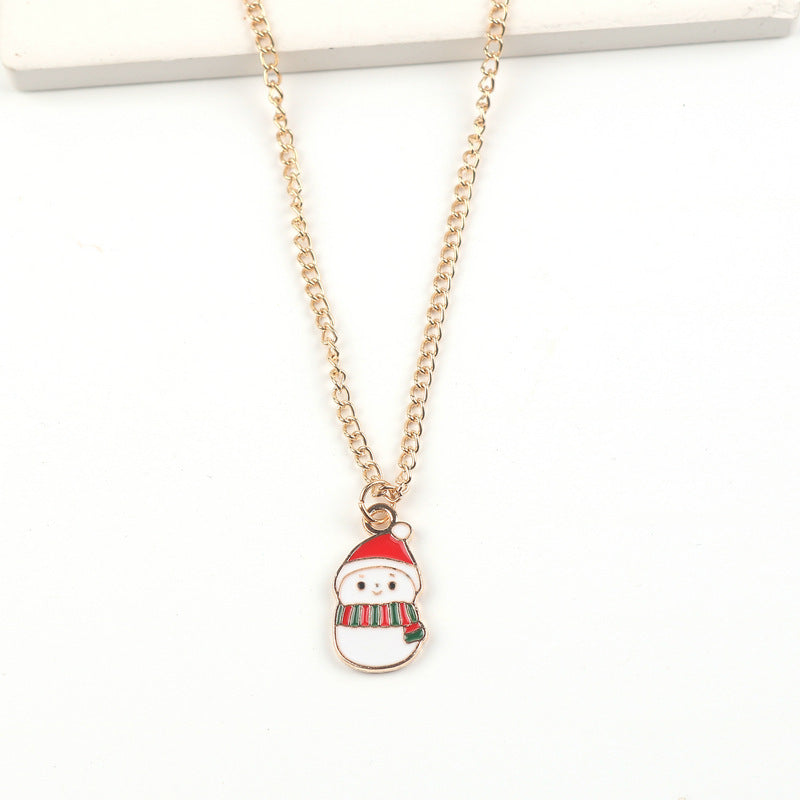 Festive Cartoon Pendant Necklace — Charms for Christmas - Divine Athena