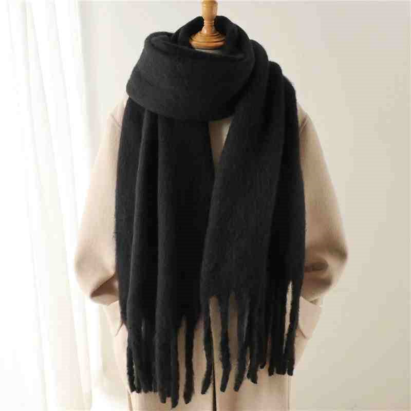 Women's Cashmere Winter Scarf — Ultra-Soft Thermal Keep-Warm Wrap - Divine Athena