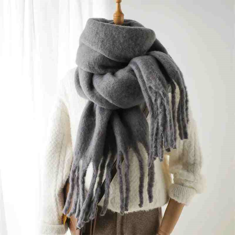 Women's Cashmere Winter Scarf — Ultra-Soft Thermal Keep-Warm Wrap - Divine Athena