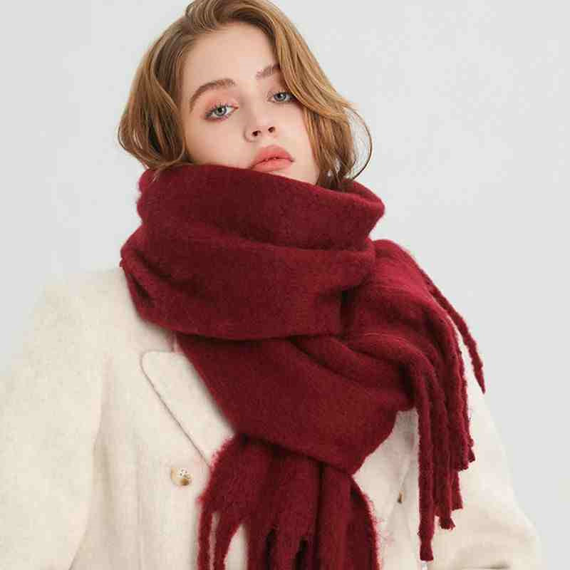 Women's Cashmere Winter Scarf — Ultra-Soft Thermal Keep-Warm Wrap - Divine Athena