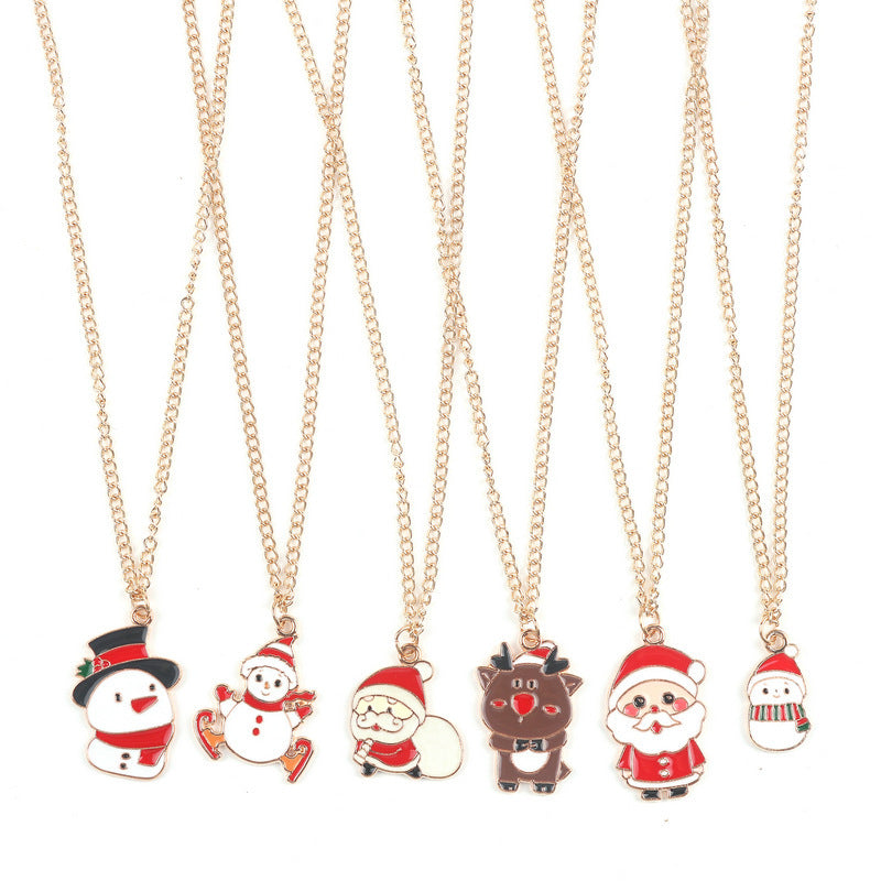 Festive Cartoon Pendant Necklace — Charms for Christmas - Divine Athena