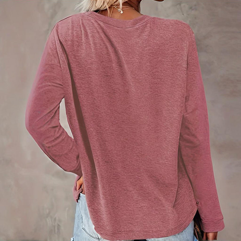 Christmas Shirts For Women, Cute Christmas Tree Graphic Long Sleeve T-Shirt, Funny Holiday Xmas Top For Party, Family Matching PJ Outfit - Divine Athena