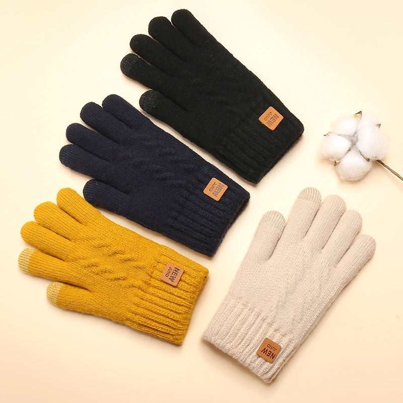 Women's Double-Layer Fleece Lined Thermal Gloves - Divine Athena