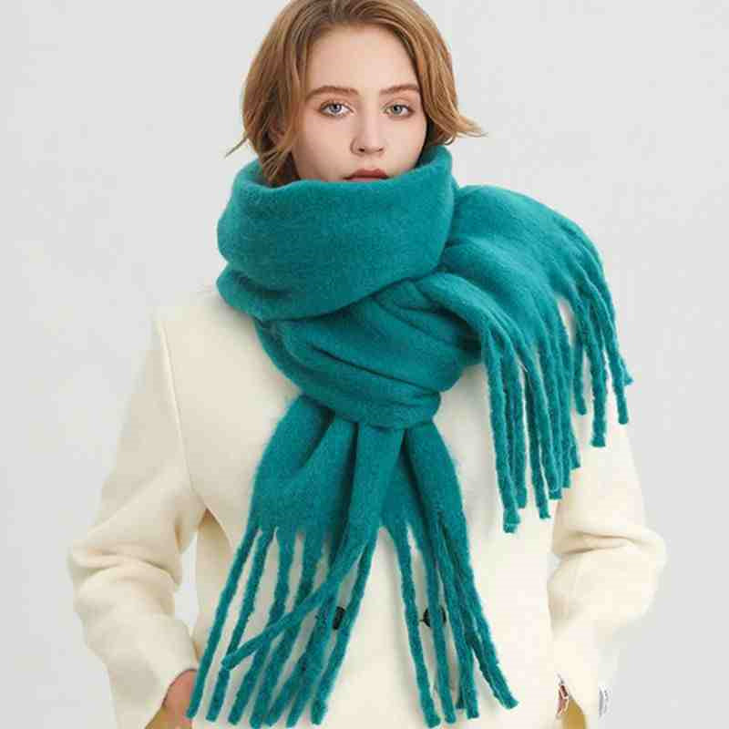 Women's Cashmere Winter Scarf — Ultra-Soft Thermal Keep-Warm Wrap - Divine Athena