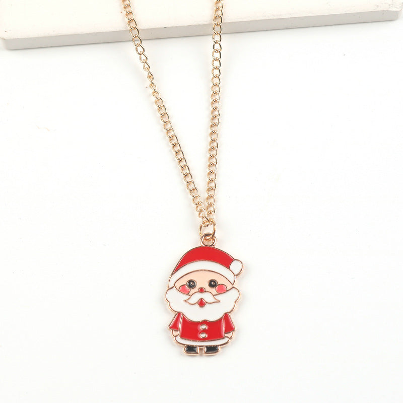 Festive Cartoon Pendant Necklace — Charms for Christmas - Divine Athena